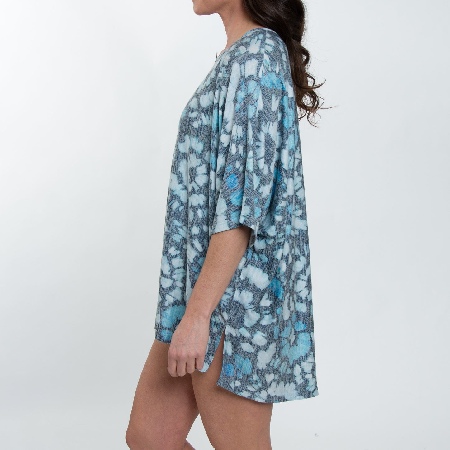 Elsie Ocean Mosaic Printed One Size Beach Swimsuit Cover Up