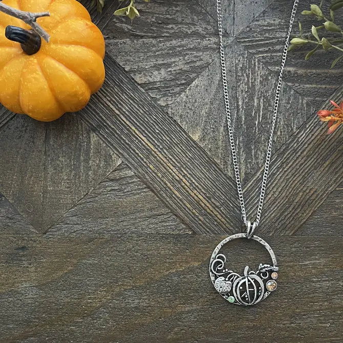 Halloween Blair Harvest Pumpkin Pendant Necklace