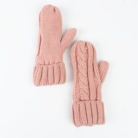 Sierra Cable Knit Fleece Lined Mitten