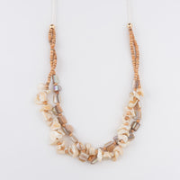 Rivka Multi-Strand Shell 19" Beaded Necklace