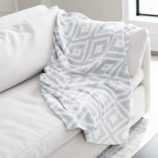 Auden 50x60" Recycled Cotton Decorative Throw Blanket