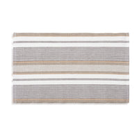 Tan Stripe Woven Dining Room Table Placemat