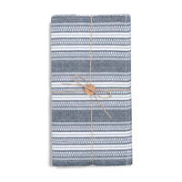 Black Stripe Woven Kitchen Table Runner
