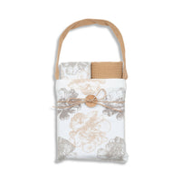 3 Piece Tan Floral Kitchen Tea Towel Set