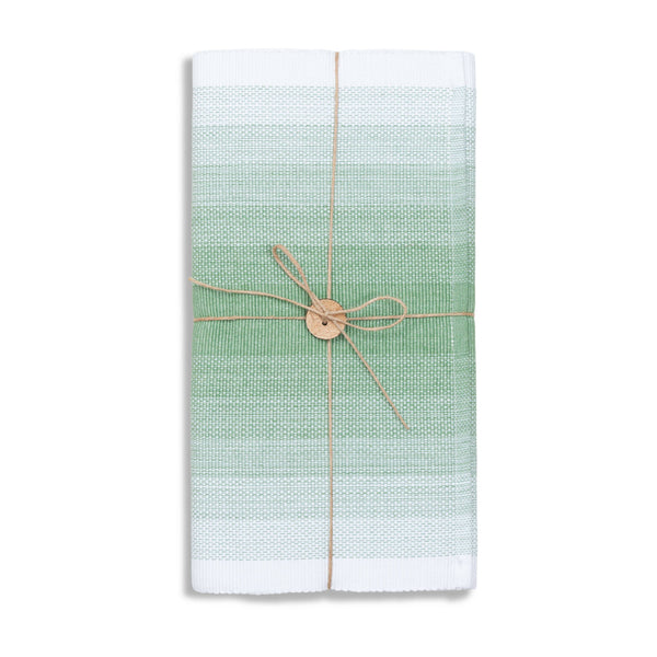 Green Ombre Woven Kitchen Table Runner