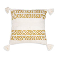 Necalli 18X18" Reversible Striped Cotton Throw Pillow