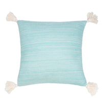 Necalli 18X18" Reversible Striped Cotton Throw Pillow