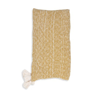 Necalli 50x60" Cotton Decorative Marled Knit Throw Blanket