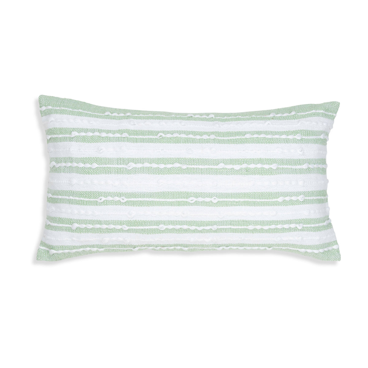 Romy 12X22" Handwoven Striped Indoor/Outdoor Throw Pillow