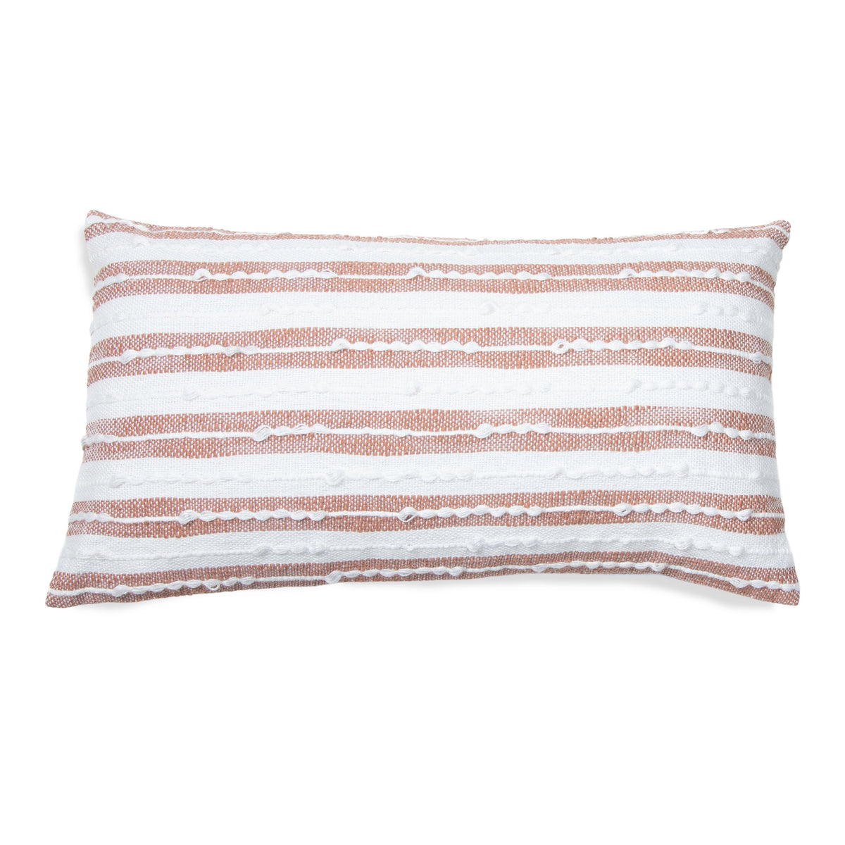 Romy 12X22" Handwoven Striped Indoor/Outdoor Throw Pillow