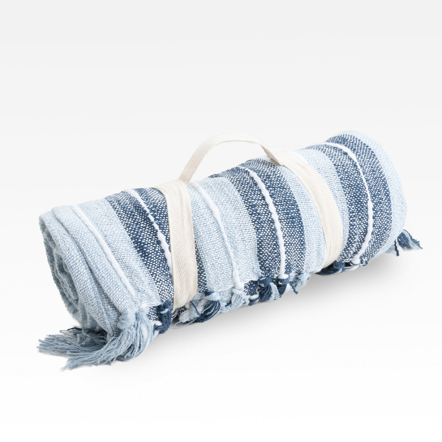 Romy 50x70" Indoor/Outdoor Recycled Woven Throw Blanket