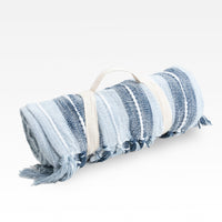 Romy 50x70" Indoor/Outdoor Recycled Woven Throw Blanket