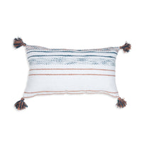 Tylanne 12X22" Handwoven Striped Indoor/Outdoor Throw Pillow