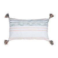 Tylanne 12X22" Handwoven Striped Indoor/Outdoor Throw Pillow