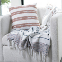 Tylanne 50x70" Indoor/Outdoor Recycled Woven Throw Blanket