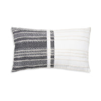 Genevieve 12X22" Handwoven Striped In/Outdoor Throw Pillow