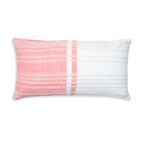 Genevieve 12X22" Handwoven Striped In/Outdoor Throw Pillow