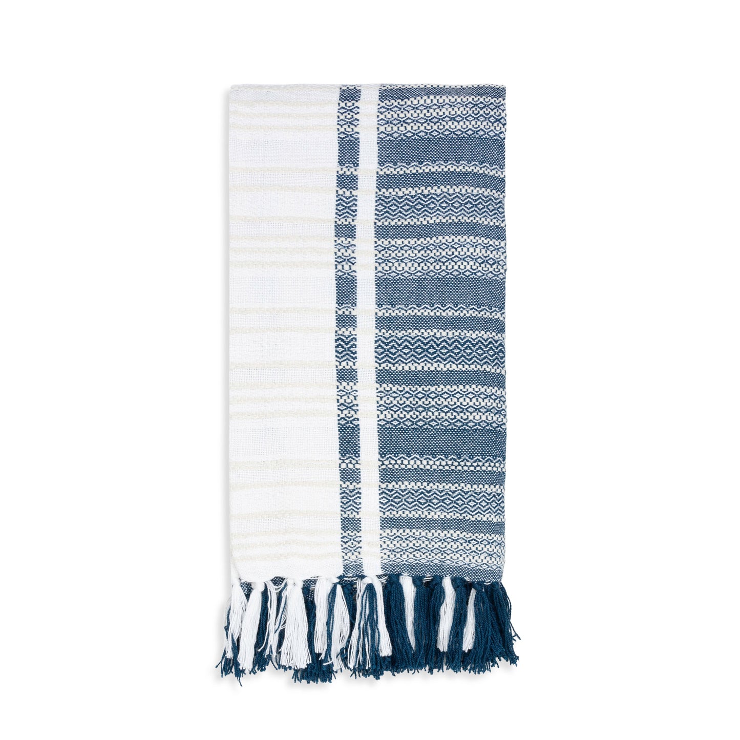Genevieve 50x70" Indoor/Outdoor Recycled Woven Throw Blanket