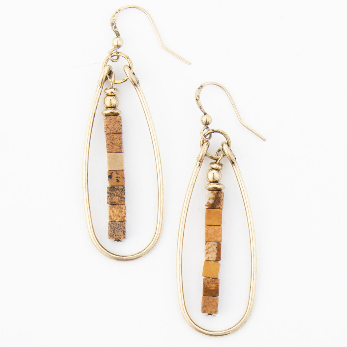 Wild Spirit Turquoise Frame Earrings