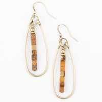 Wild Spirit Turquoise Frame Earrings