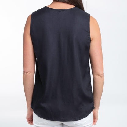 Casey V-Neck Sleeveless Tank Top Blouse