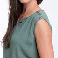 Nika V-Neck Sleeveless Tank Top Blouse