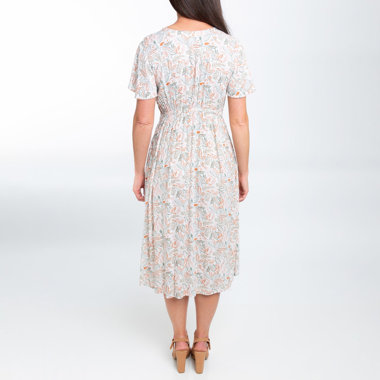 Ayanna V-Neck Short Sleeve Dress