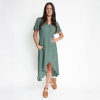 Ayanna V-Neck Short Sleeve Dress