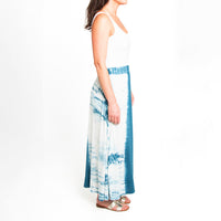 Akari Tie Dye Maxi Skirt with Pockets