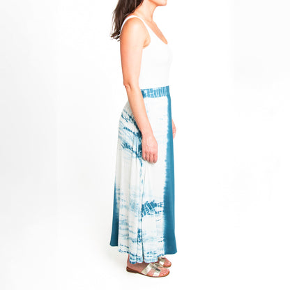 Akari Tie Dye Maxi Skirt with Pockets