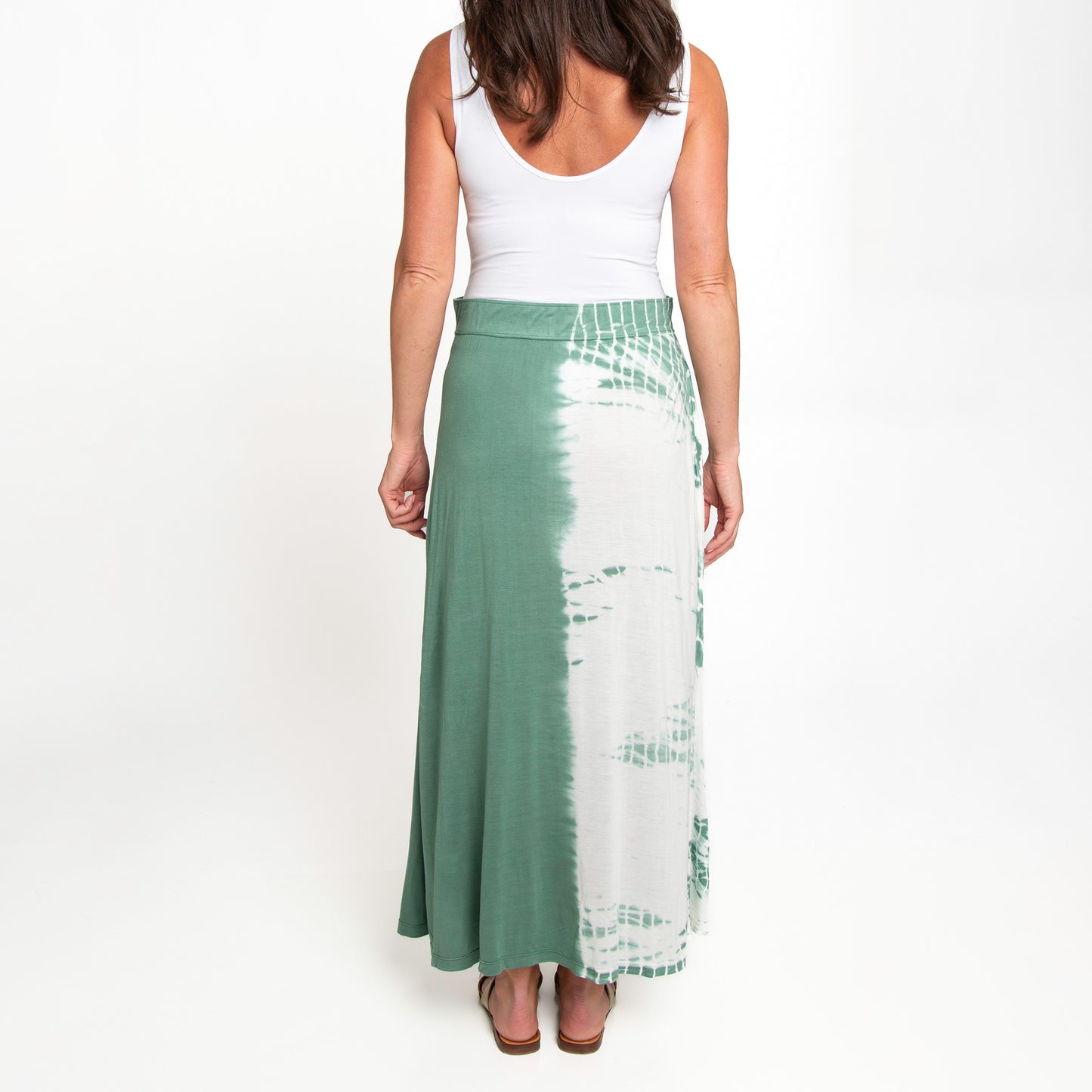 Akari Tie Dye Maxi Skirt with Pockets