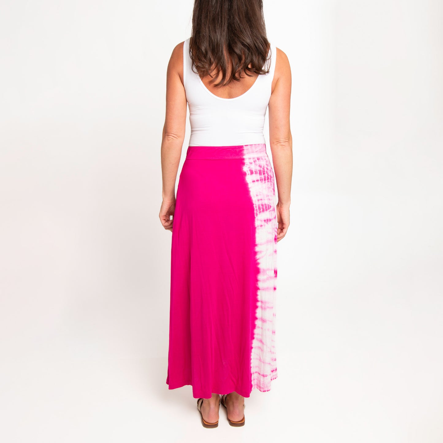 Akari Tie Dye Maxi Skirt with Pockets