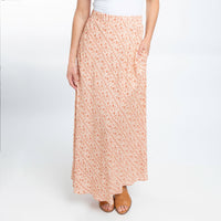 Halle Patterned Maxi Skirt with Pockets