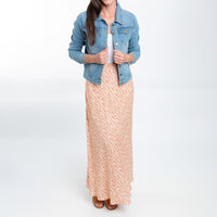 Halle Patterned Maxi Skirt with Pockets