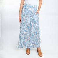 Halle Patterned Maxi Skirt with Pockets