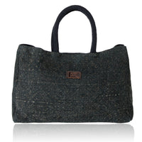 Inara Jute Handled Snap Closure Tote Bag Purse