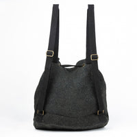 Cailey Jute Adjustable Drawstring Closure Backpack Purse