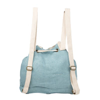 Cailey Jute Adjustable Drawstring Closure Backpack Purse