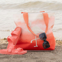 Maui Water Resistant Hand Embroidered Beach Tote Bag