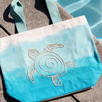 Maui Water Resistant Hand Embroidered Beach Tote Bag