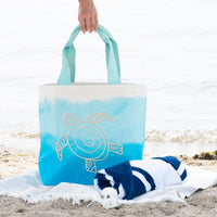Maui Water Resistant Hand Embroidered Beach Tote Bag