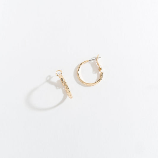 Large Gold Hoop Earrings