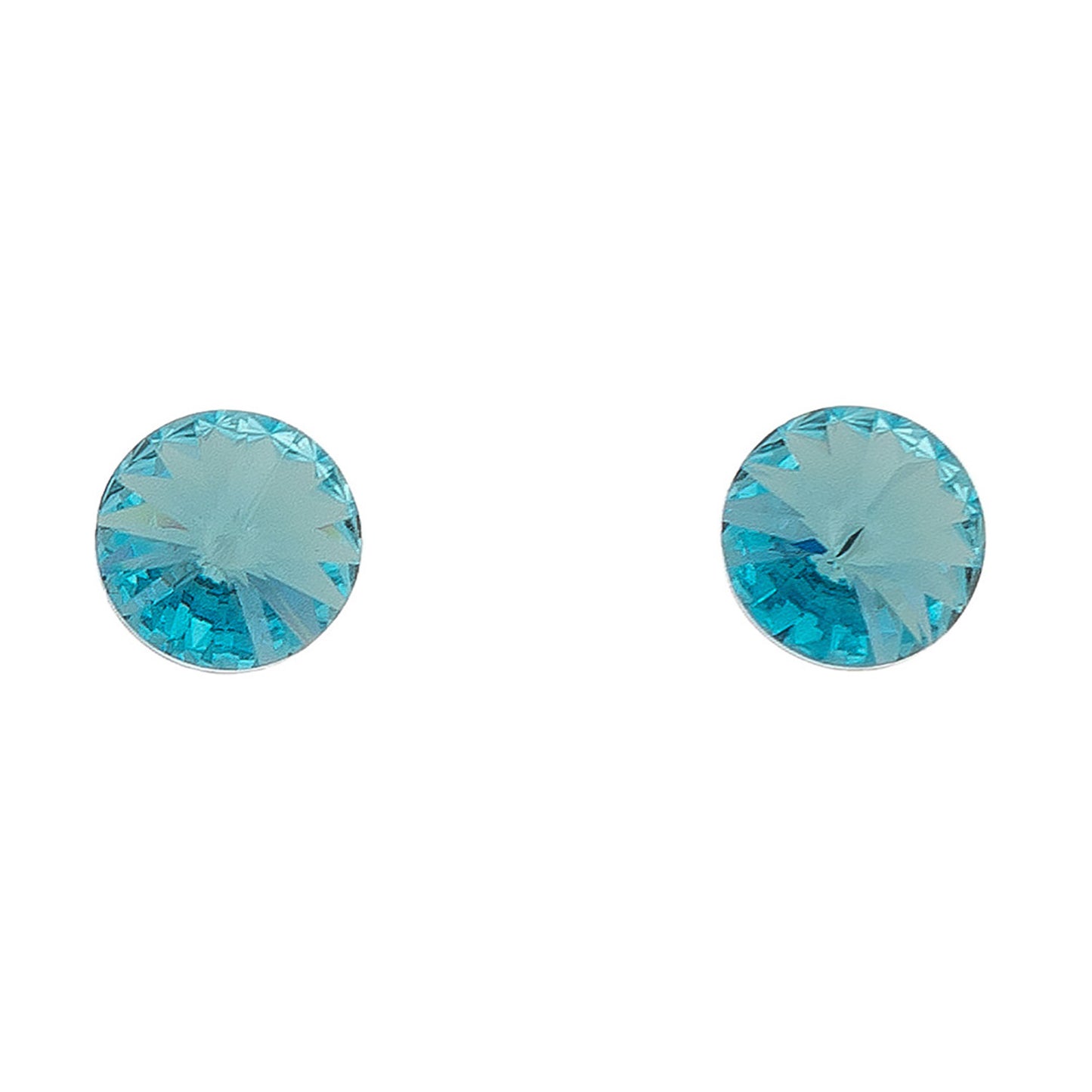 Rivoli Cut Crystal Stud Earrings