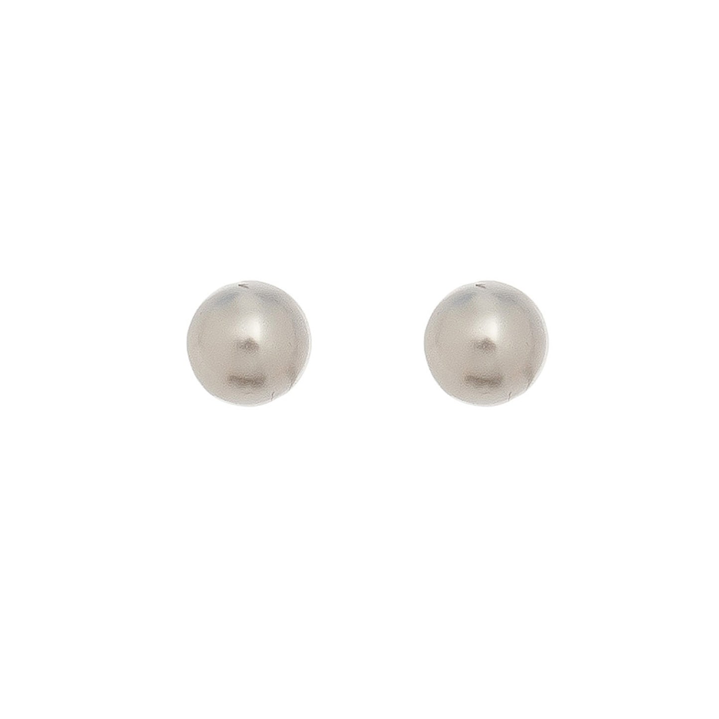 6mm Pearl Ball Stud Earrings