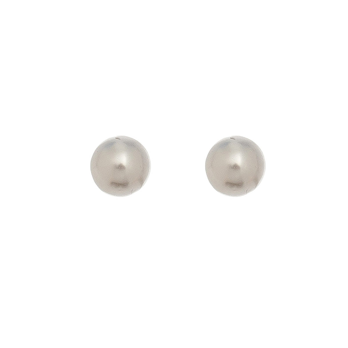 6mm Pearl Ball Stud Earrings