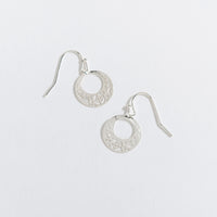 Round Lace Drop Earrings
