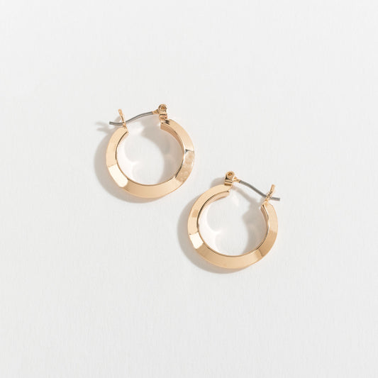 Edge Hoop Earrings