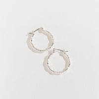 Shiny Round Click Hoop Earrings