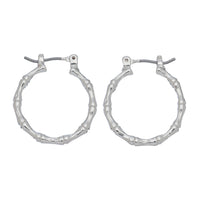 Shiny Round Click Hoop Earrings