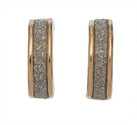 Glitter Hoop Earrings